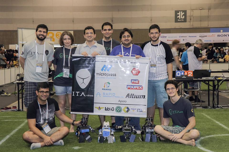 Equipe ITAndroids na Robocup